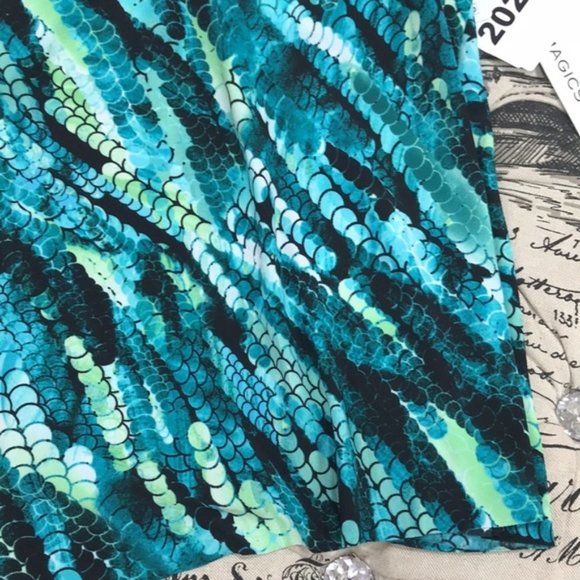 🔥HP Magicsuit Aquarius Taylor Printed Tankini Top - Picture 5 of 7